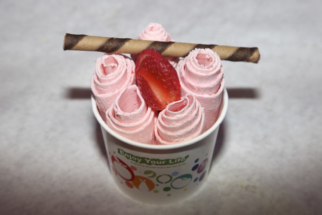 Strawberry Ice Cream Rolled